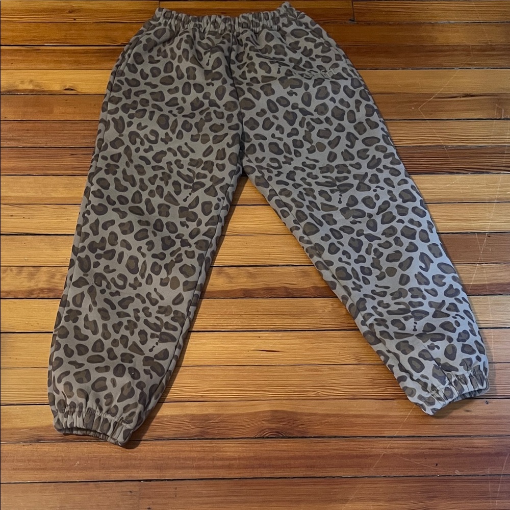 Leopard Print Kids Sweatpants